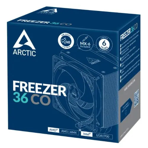 ARCTIC Freezer 36 CO Heatsink & Fan for Continuous Operation, Intel & AMD, Direct Touch, 2x P12 PWM PST CO Fans, Dual Ball Bearing - HONORABLE VETERANS SOLUTIONS