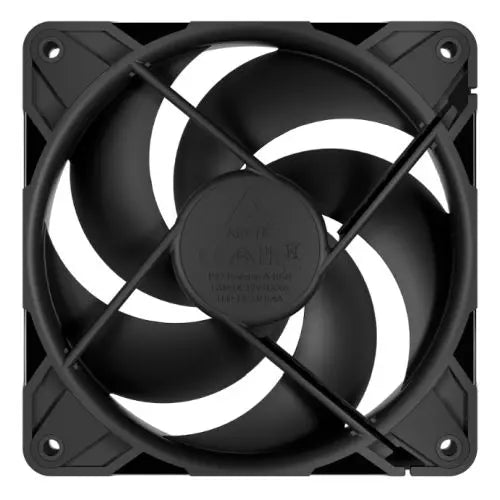 ARCTIC P12 Pro 120mm PWM Reverse Blade Case Fan w/ Cable Splitter, Fluid Dynamic Bearing, 500-3000 RPM, Black - HONORABLE VETERANS SOLUTIONS