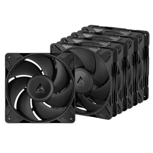 ARCTIC P14 Pro PST 140mm PWM Case Fans w/ Cable Splitters (5 Pack), Fluid Dynamic Bearing, 400-2500 RPM, Black - HONORABLE VETERANS SOLUTIONS