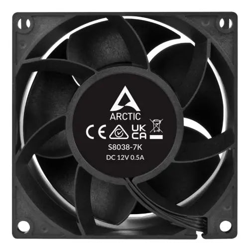 ARCTIC S8038-7K 80mm PWM Server Fans (4 Pack), Continuous Operation, Dual Ball Bearing, 500-7000 RPM - HONORABLE VETERANS SOLUTIONS
