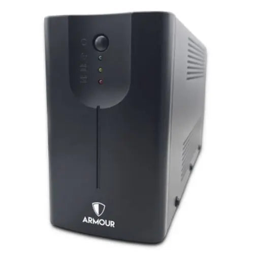 Armour 650VA UPS, 390W, LED Indicators, 2x UK Plug, 2x RJ45, USB - HONORABLE VETERANS SOLUTIONS
