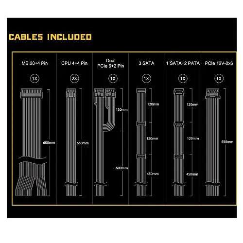 Asrock 750W Challenger CL-750G PSU, Fully Wired, 80+ Gold, ATX 3.1, PCIe 5.1 - HONORABLE VETERANS SOLUTIONS