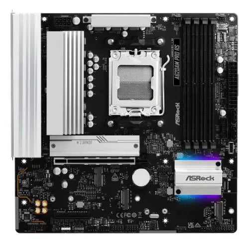 Asrock A620AM PRO RS, AMD A620A, AM5, Micro ATX, 4 DDR5, HDMI, DP, 2.5G LAN, RGB, 3x M.2 - HONORABLE VETERANS SOLUTIONS