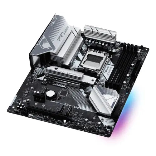 Asrock B650 PRO RS, AMD B650, AM5, ATX, 4 DDR5, HDMI, DP, 2.5G LAN, PCIe4, RGB, 3x M.2 - HONORABLE VETERANS SOLUTIONS