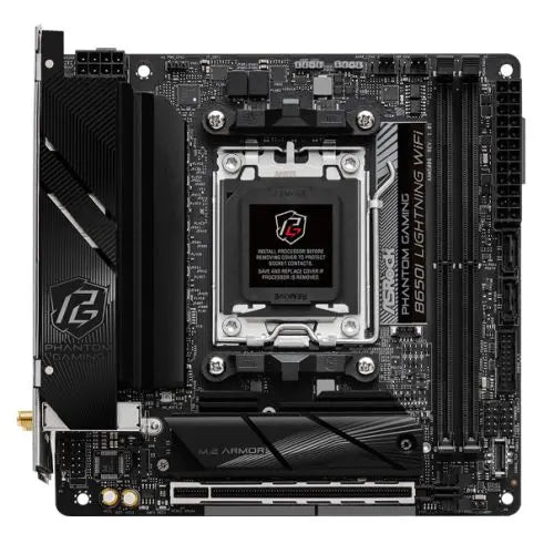 Asrock B650I LIGHTNING WIFI, AMD B650, AM5, Mini ITX, 2 DDR5, HDMI, Wi-Fi 6E, 2.5G LAN, 2x M.2 - HONORABLE VETERANS SOLUTIONS
