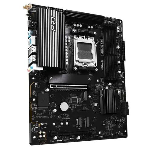 Asrock B850 PRO-A WIFI, AMD B850, AM5, ATX, 4 DDR5, HDMI, USB-C (DP-alt), Wi-Fi 6E, 2.5G LAN, 4x M.2 - HONORABLE VETERANS SOLUTIONS