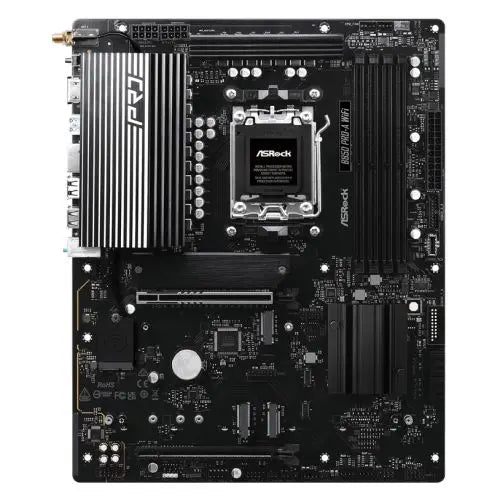 Asrock B850 PRO-A WIFI, AMD B850, AM5, ATX, 4 DDR5, HDMI, USB-C (DP-alt), Wi-Fi 6E, 2.5G LAN, 4x M.2 - HONORABLE VETERANS SOLUTIONS
