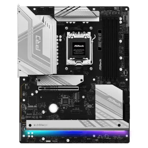 Asrock B850 PRO RS, AMD B850, AM5, ATX, 4 DDR5, HDMI, USB-C (DP-alt), 2.5G LAN, RGB, 4x M.2 - HONORABLE VETERANS SOLUTIONS