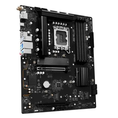 Asrock B860 PRO-A WIFI, Intel B860, 1851, ATX, 4 DDR5, HDMI, DP, Wi-Fi 6E, 2.5G LAN, 3x M.2 - HONORABLE VETERANS SOLUTIONS