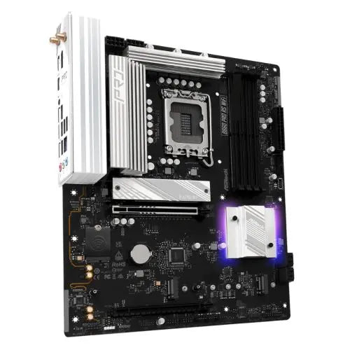 Asrock B860 PRO RS WIFI, Intel B860, 1851, ATX, 4 DDR5, HDMI, DP, Wi-Fi 6E, 2.5G LAN, RGB, 3x M.2 - HONORABLE VETERANS SOLUTIONS