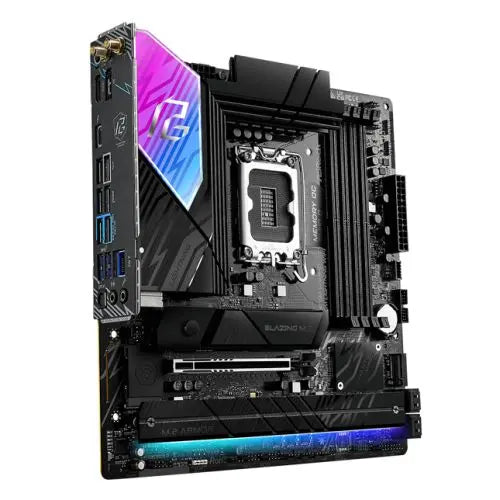 Asrock B860M LIGHTNING WIFI, Intel B860, 1851, Micro ATX, 4 DDR5, HDMI, DP, TB4, Wi-Fi 6E, 2.5G LAN, RGB, 4x M.2 - HONORABLE VETERANS SOLUTIONS