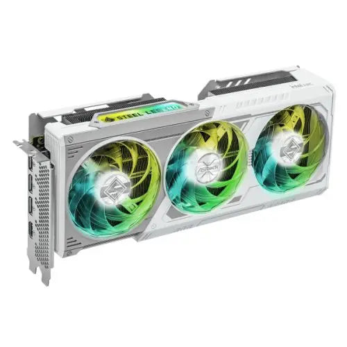 Asrock Intel Arc B580 Steel Legend 12GB OC, 12GB DDR6, HDMI, 3 DP, 2800MHz Clock, RGB, Overclocked - HONORABLE VETERANS SOLUTIONS