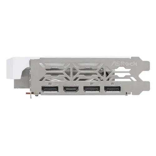 Asrock RX7600 Steel Legend 8GB OC, PCIe4, 8GB DDR6, HDMI, 3 DP, 2725MHz Clock, Overclocked, RGB, White - HONORABLE VETERANS SOLUTIONS