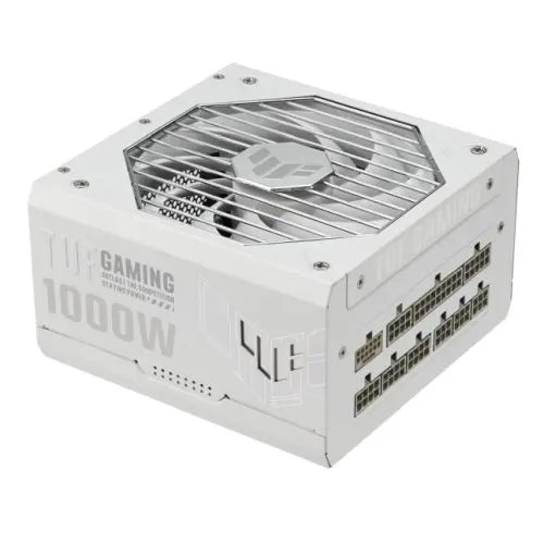 Asus 1000W TUF Gaming Gold PSU, Fully Modular, 80+ Gold, Double Ball Bearing Fan, ATX 3.1, PCIe 5.1, White - HONORABLE VETERANS SOLUTIONS