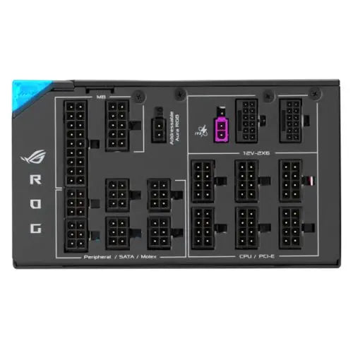 Asus 1600W ROG Thor Titanium III PSU, ATX 3.1, Fully Modular, 80+ Titanium, RGB Lighting, OLED Display, GaN MOSFET, GPU-First, Lambda A+ - HONORABLE VETERANS SOLUTIONS