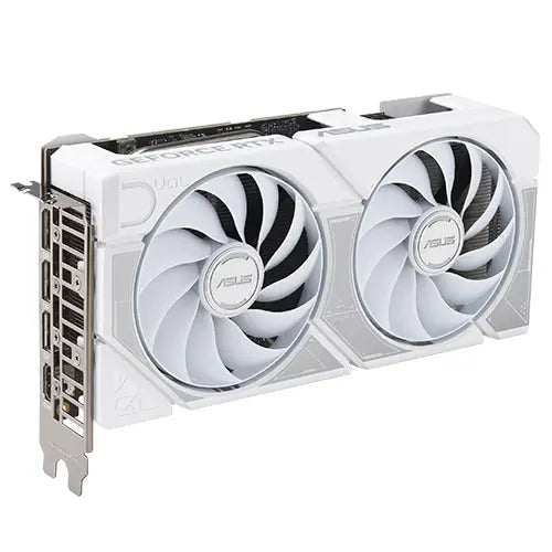 Asus DUAL RTX5060 Ti OC, PCIe5, 16GB DDR7, HDMI, 3 DP, 2632MHz Clock, Overclocked, Compact SFF-Ready, White - HONORABLE VETERANS SOLUTIONS