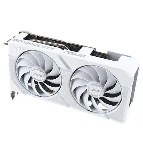 Asus DUAL RTX5060 Ti OC, PCIe5, 16GB DDR7, HDMI, 3 DP, 2632MHz Clock, Overclocked, Compact SFF-Ready, White - HONORABLE VETERANS SOLUTIONS