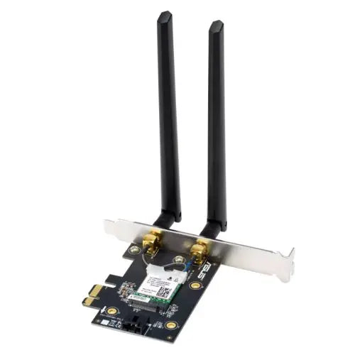 Asus (PCE-BE6500) BE6500 Wi-Fi 7 Tri-Band PCI Express Adapter, Bluetooth 5.4, 4096-QAM, WPA3 - HONORABLE VETERANS SOLUTIONS