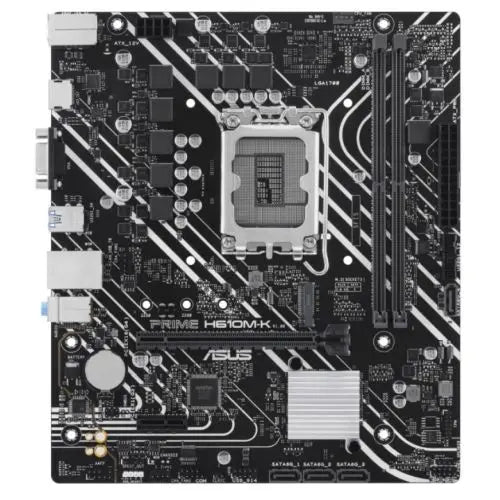 Asus PRIME H610M-K, Intel H610, 1700, Micro ATX, 2 DDR5, VGA, HDMI, PCIe4, 1x M.2 - HONORABLE VETERANS SOLUTIONS