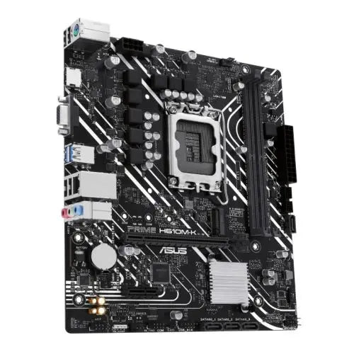 Asus PRIME H610M-K, Intel H610, 1700, Micro ATX, 2 DDR5, VGA, HDMI, PCIe4, 1x M.2 - HONORABLE VETERANS SOLUTIONS