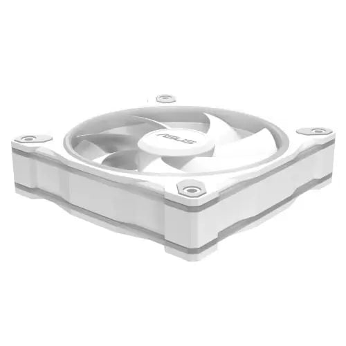 Asus Prime MR120 ARGB 120mm PWM Case Fan, Sleeve Bearing, 28mm Frame, Dual-Sided Lighting, 1600 RPM, White - HONORABLE VETERANS SOLUTIONS