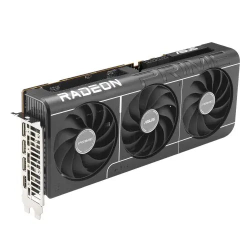 Asus PRIME RX9070 OC, PCIe5, 16GB DDR6, HDMI, 3 DP, 2610MHz Clock, Overclocked, Compact SFF-Ready - HONORABLE VETERANS SOLUTIONS