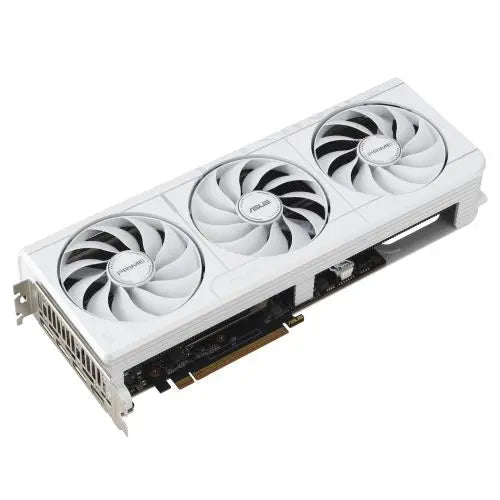Asus PRIME RX9070 XT White OC, PCIe5, 16GB DDR6, HDMI, 3 DP, 3030MHz Clock, Overclocked, Compact SFF-Ready - HONORABLE VETERANS SOLUTIONS