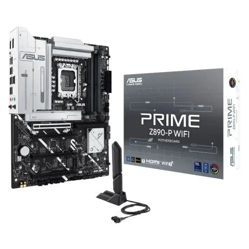Asus PRIME Z890-P WIFI, Intel Z890, 1851, ATX, 4 DDR5, HDMI, DP, TB4, Wi-Fi 7, 2.5G LAN, 4x M.2 - HONORABLE VETERANS SOLUTIONS