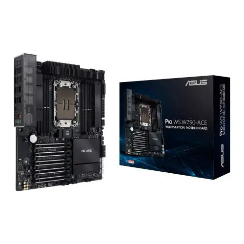 Asus PRO WS W790-ACE, Workstation, Intel W790, LGA4677, CEB, 8 DDR5, 10G & 2.5G LAN, IPMI Remote Management, SlimSAS, PCIe5, 2x M.2 - HONORABLE VETERANS SOLUTIONS