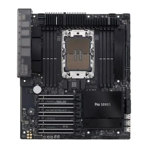 Asus PRO WS W790-ACE, Workstation, Intel W790, LGA4677, CEB, 8 DDR5, 10G & 2.5G LAN, IPMI Remote Management, SlimSAS, PCIe5, 2x M.2 - HONORABLE VETERANS SOLUTIONS