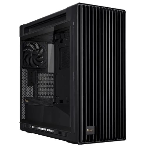 Asus ProArt PA602 Gaming Case w/ Glass Side, E-ATX, Front Grill, 2x 200mm Fans, IR Dust Indicator, USB-C 20Gps, Black - HONORABLE VETERANS SOLUTIONS