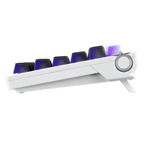 Asus ROG AZOTH X 75% Custom Mechanical RGB Gaming Keyboard, Wireless/Btooth/USB, NX Snow Switches, Dye-Sub & Translucent Keycaps, OLED Display, Control Knob, White - HONORABLE VETERANS SOLUTIONS