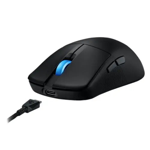 Asus ROG Harpe Ace Mini Gaming Mouse, Wireless/Bluetooth/USB, Ultralight 49g, 42000 DPI, 8000Hz, Esports Approved, Black - HONORABLE VETERANS SOLUTIONS