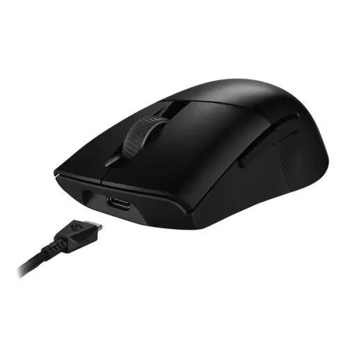 Asus ROG Keris AimPoint Wired/Wireless/Bluetooth Optical Gaming Mouse, 36000 DPI, Swappable Switches, RGB, Mouse Grip Tape - HONORABLE VETERANS SOLUTIONS