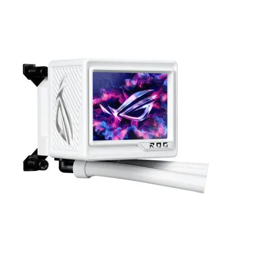 Asus ROG Ryujin III 360 ARGB Extreme 360mm Liquid CPU Cooler, 3x Enhanced Magnetic ROG ARGB Fans, Upgraded Customisable 3.5" LCD Display, White - HONORABLE VETERANS SOLUTIONS