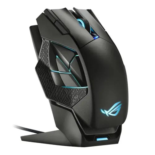 Asus ROG Spatha X Gaming Mouse, Wired/Wireless, 19,000 DPI, 12 Programmable Buttons, RGB LED - HONORABLE VETERANS SOLUTIONS