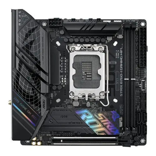 Asus ROG STRIX B760-I GAMING WIFI, Intel B760, 1700, Mini ITX, 2 DDR5, HDMI, DP, Wi-Fi 6E, 2.5G LAN, PCIe5, RGB, 2x M.2 - HONORABLE VETERANS SOLUTIONS