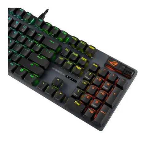 Asus ROG STRIX SCOPE II X Mechanical RGB Gaming Keyboard, ROG NX V2 Switches, Sound Dampening, PBT Keycaps, Intuitive Controls - HONORABLE VETERANS SOLUTIONS
