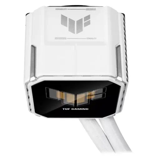Asus TUF Gaming LC III 360 ARGB LCD White Edition Liquid CPU Cooler, 360mm Radiator, Customisable 2.8" LCD, 3x ARGB PWM Fans - HONORABLE VETERANS SOLUTIONS