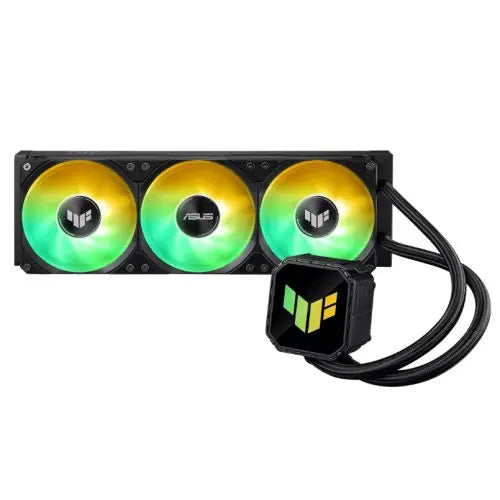 Asus TUF Gaming LC III 360 ARGB Liquid CPU Cooler, 360mm Radiator, ARGB Logo, 3x ARGB PWM Fans, Black - HONORABLE VETERANS SOLUTIONS