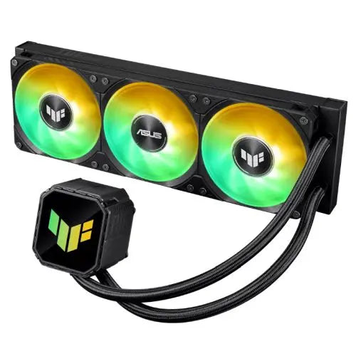 Asus TUF Gaming LC III 360 ARGB Liquid CPU Cooler, 360mm Radiator, ARGB Logo, 3x ARGB PWM Fans, Black - HONORABLE VETERANS SOLUTIONS