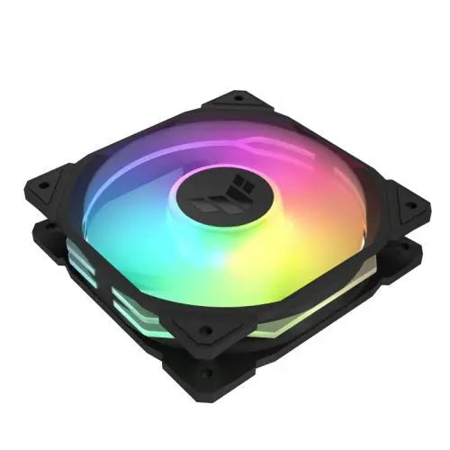 Asus TUF Gaming TR120 ARGB 120mm PWM Case Fans (3 Pack), Hydraulic Bearing, 28mm Frame, Double-layer LED Matrix Design, 2000 RPM, Black - HONORABLE VETERANS SOLUTIONS