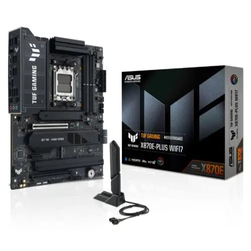 Asus TUF GAMING X870E-PLUS WIFI7, AMD X870, AM5, ATX, 4 DDR5, HDMI, 2 USB4, Wi-Fi 7, 2.5G LAN, PD 30W, 4x M.2 - HONORABLE VETERANS SOLUTIONS