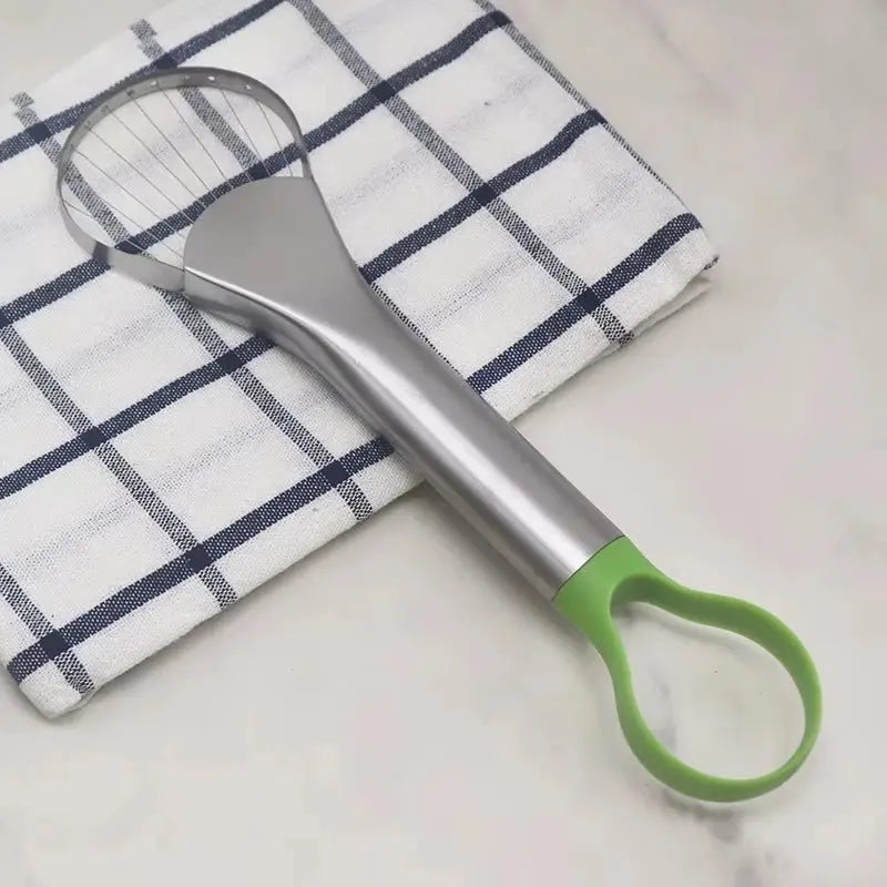 Avocado Slicer 2 In 1 Stainless Steel Avocado Cutter Peeler Knife Pitaya Kiwi Slicer Peeler Kitchen Gadget Fruit Vegetable Tools - HONORABLE VETERANS SOLUTIONS