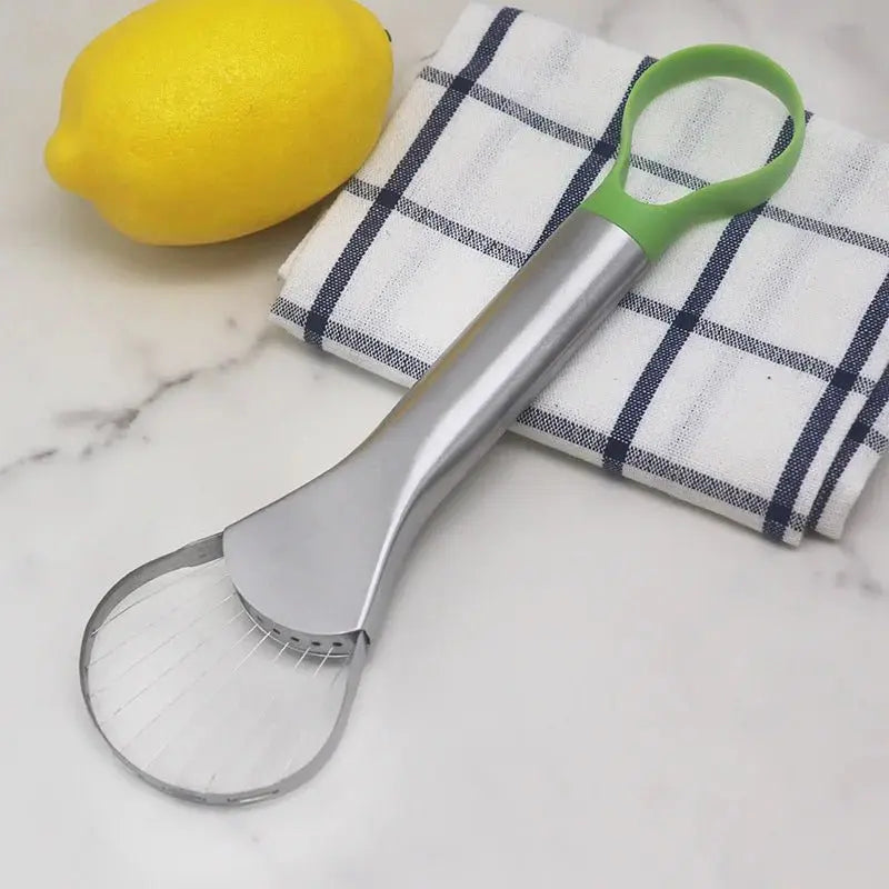 Avocado Slicer 2 In 1 Stainless Steel Avocado Cutter Peeler Knife Pitaya Kiwi Slicer Peeler Kitchen Gadget Fruit Vegetable Tools - HONORABLE VETERANS SOLUTIONS