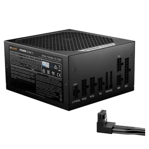 Be Quiet! 750W Power Zone 2 PSU, Fully Modular, 80+ Platinum, Cybenetics Platinum, Semi-Passive Zero-RPM Cooling, ATX 3.1, PCIe 5.1 - HONORABLE VETERANS SOLUTIONS