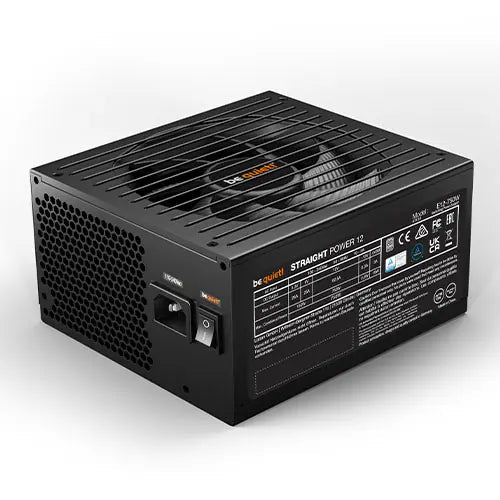 Be Quiet! 750W Straight Power 12 PSU, Fully Modular, 80+ Platinum, Silent Wings Fan, ATX 3.0, PCIe 5.0 - HONORABLE VETERANS SOLUTIONS