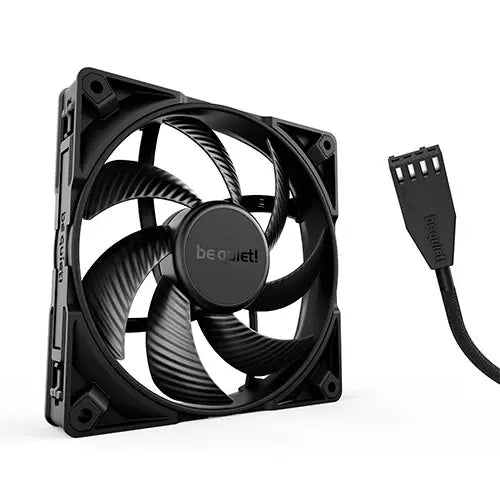 Be Quiet! (BL099) Silent Wings Pro 4 140mm PWM Case Fan, Black, Up to 2400 RPM, 3x Speed Switch, Fluid Dynamic Bearing - HONORABLE VETERANS SOLUTIONS