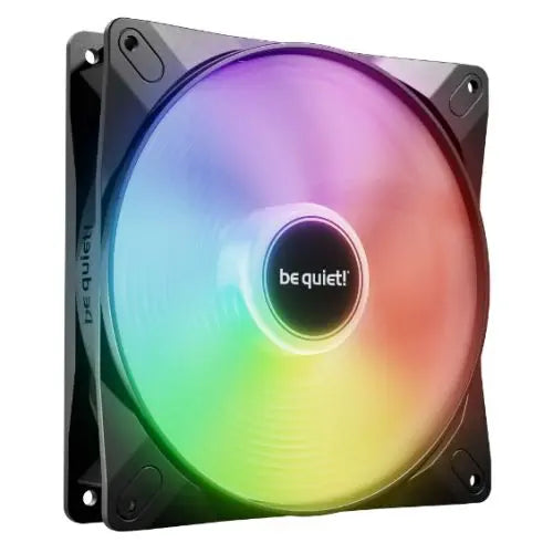 Be Quiet! (BL129) Light Wings LX 140mm PWM High-Speed ARGB Case Fan, Rifle Bearing, Impeller w/ 16 LEDs, Daisy-Chain, Up to 1800 RPM, Black - HONORABLE VETERANS SOLUTIONS