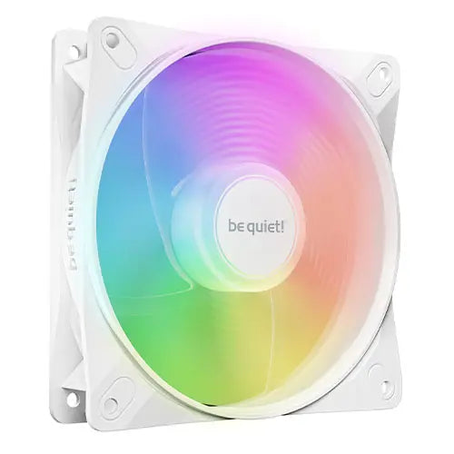 Be Quiet! (BL133) Light Wings LX 120mm PWM Reverse Blade ARGB Case Fan, Rifle Bearing, Impeller w/ 16 LEDs, Daisy-Chain, Up to 1500 RPM, White - HONORABLE VETERANS SOLUTIONS